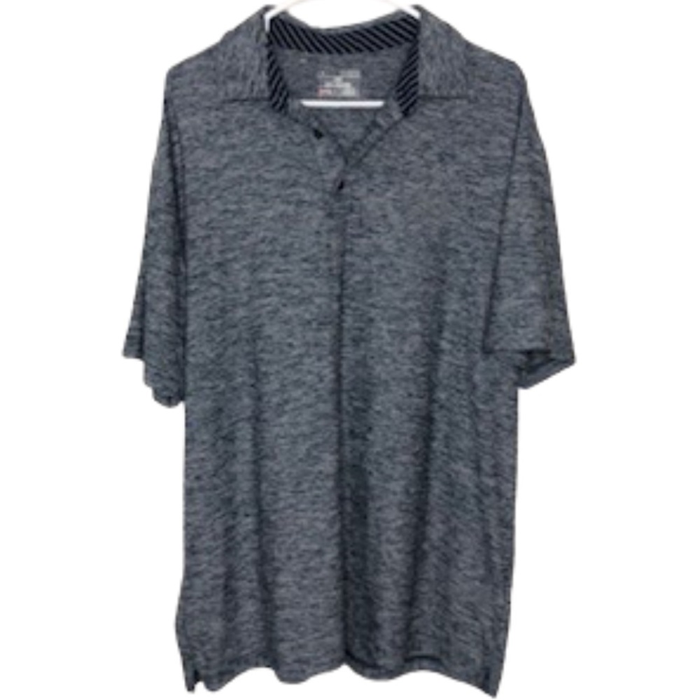 Under Armour Heatgear blue polo size XL